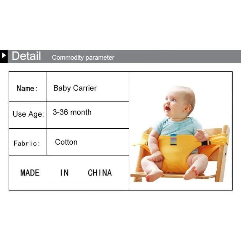 Ceinture de chaise pour bébé - Univers - bebe - maman