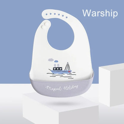 Bavoir silicone pour bébé - Univers - bebe - maman